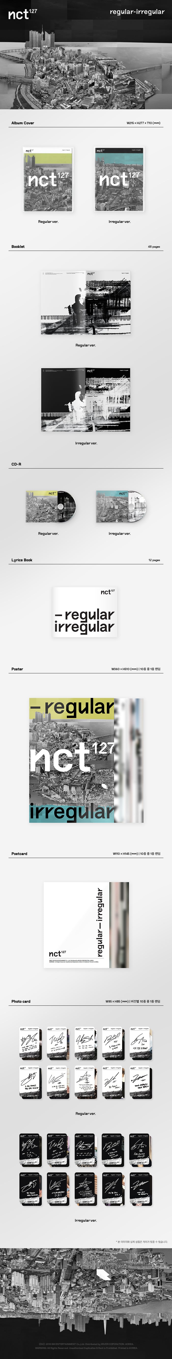 NCT 127 - NCT #127 REGULAR-IRREGULAR