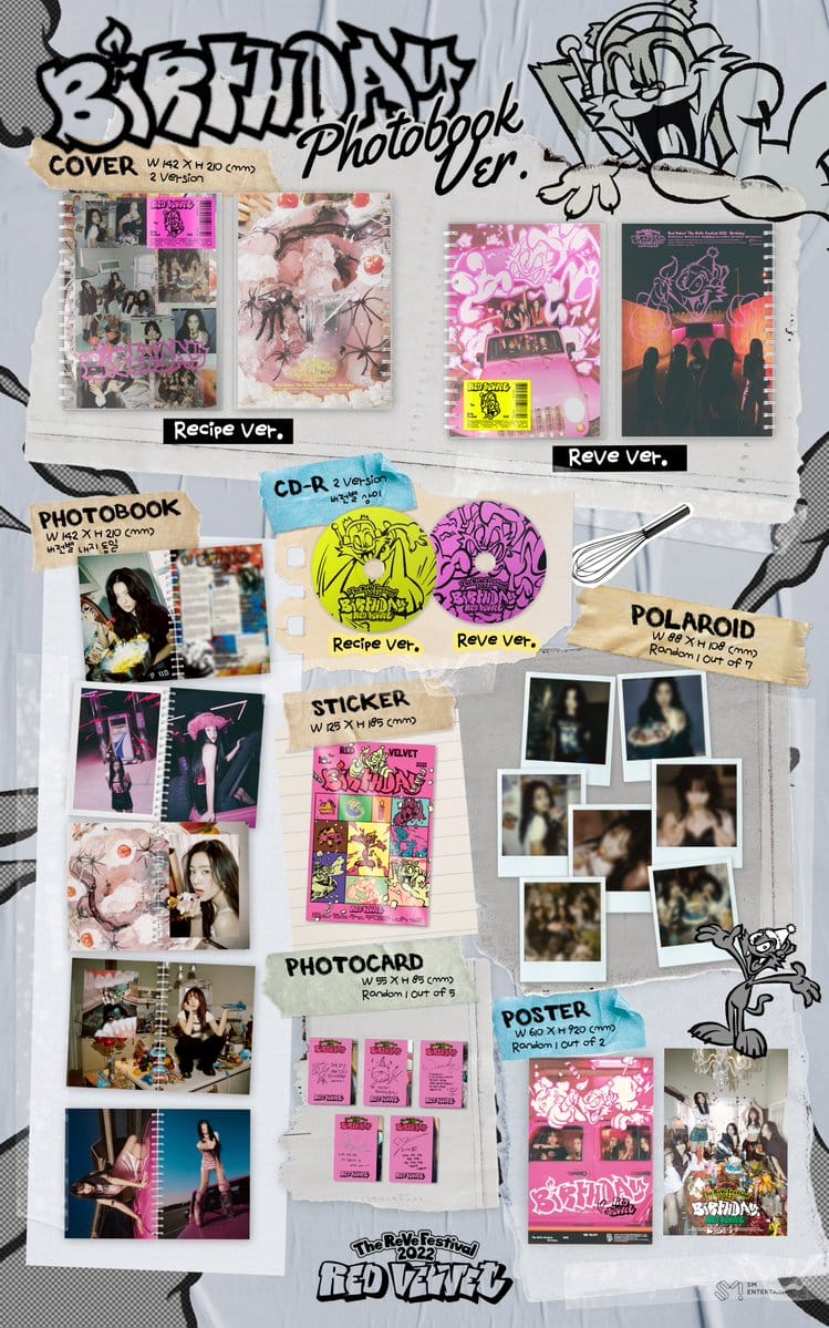 Red Velvet The ReVe Festival 2022 Birthday Photo Book Ver.