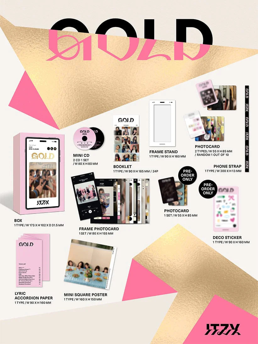 ITZY - GOLD (PHONE BOX VER.)