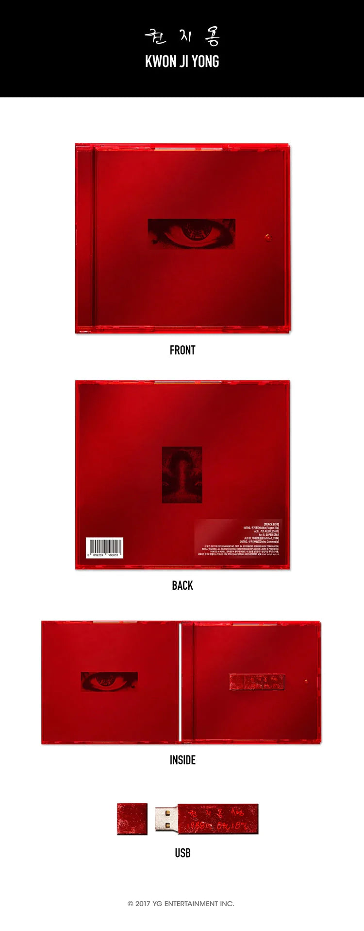 G-DRAGON - Kwon Ji-Yong EP Album USB