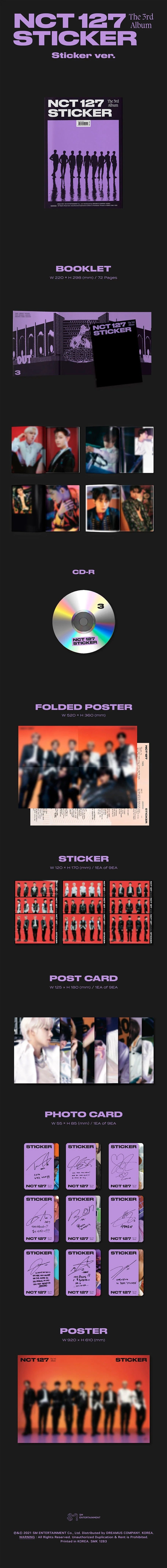 NCT 127 - STICKER Sticker ver