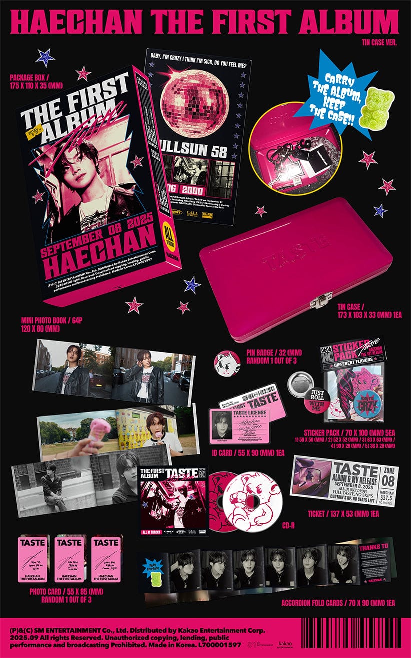 NCT HAECHAN - TASTE (Tin Case Ver.)