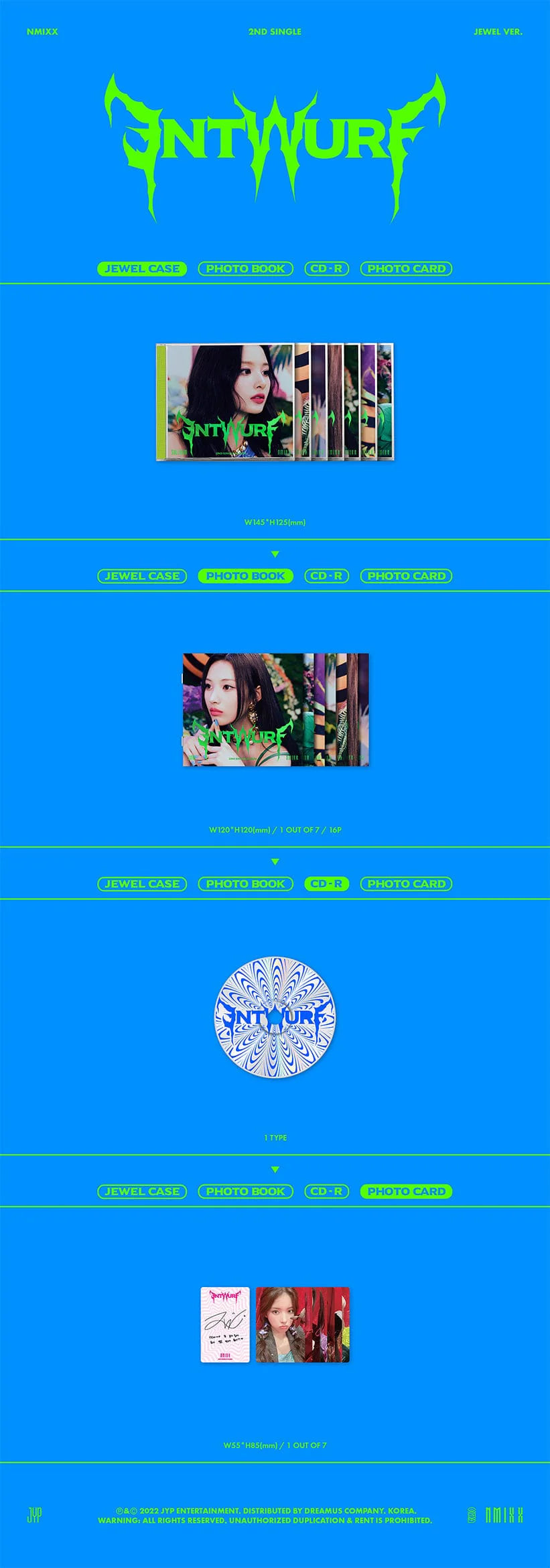 NMIXX - ENTWURF Jewel Ver. Random