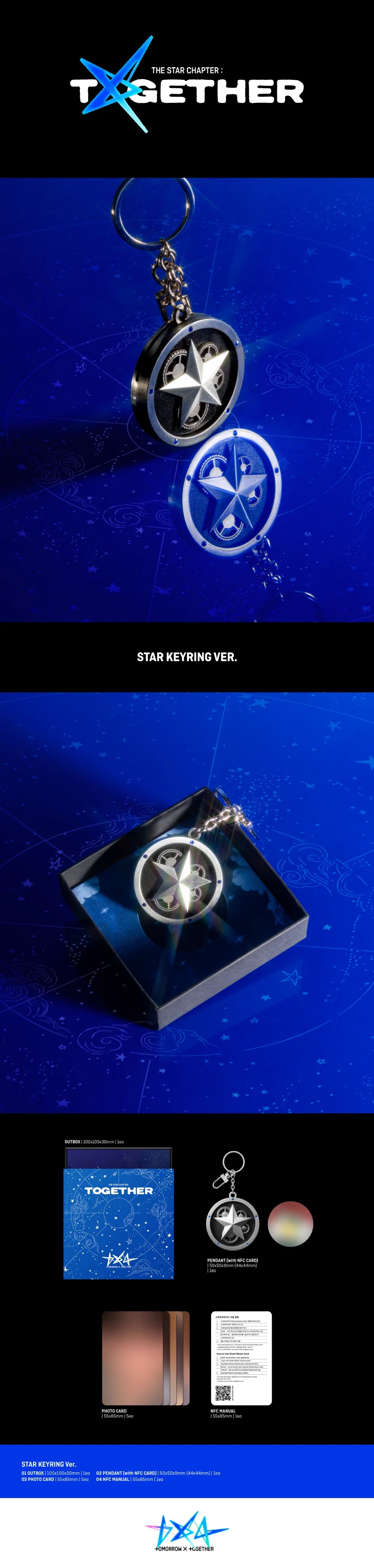 TXT - [THE STAR CHAPTER : TOGETHER] STAR KEYRING Version c
