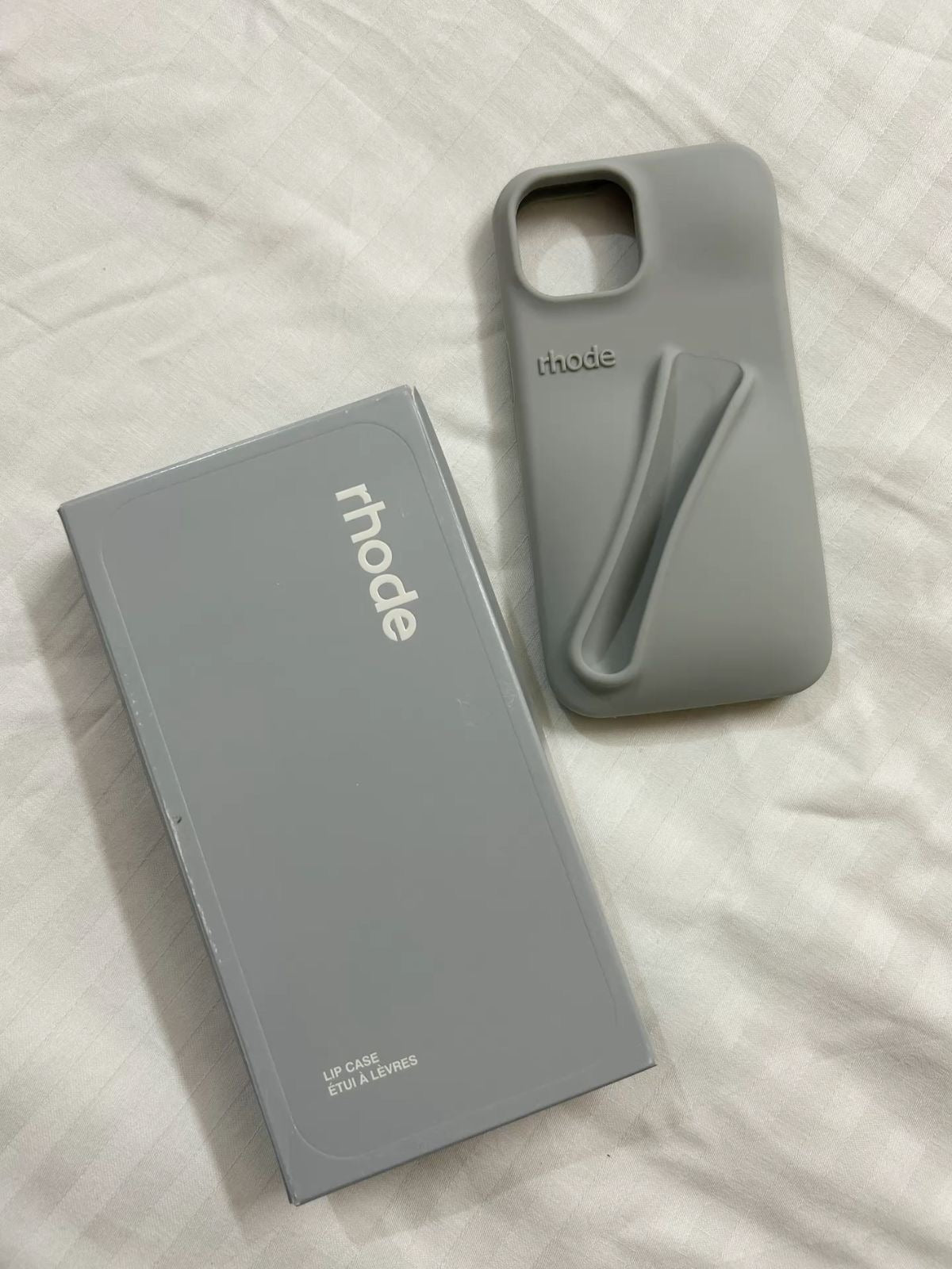 (Pre-Order) Rhode Phone Case + Lip Tint Gri