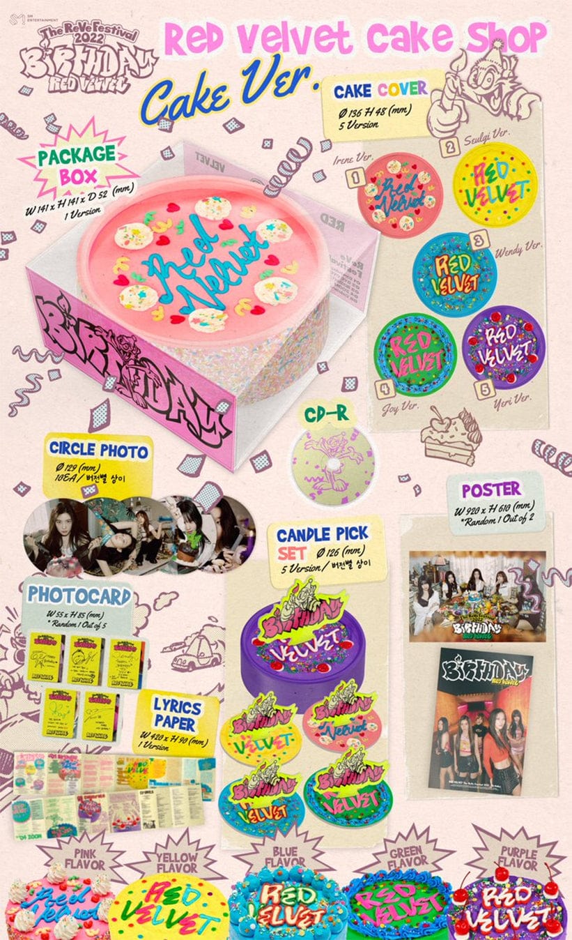 Red Velvet - [The ReVe Festival 2022 : Birthday] CAKE Version RANDOM Version