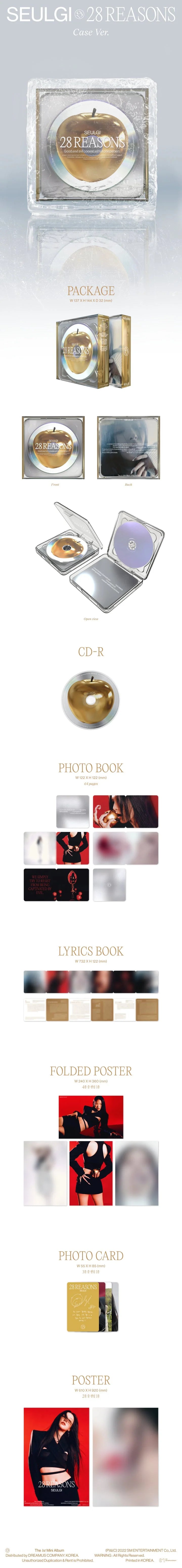 SEULGI - 28 Reasons CASE Version