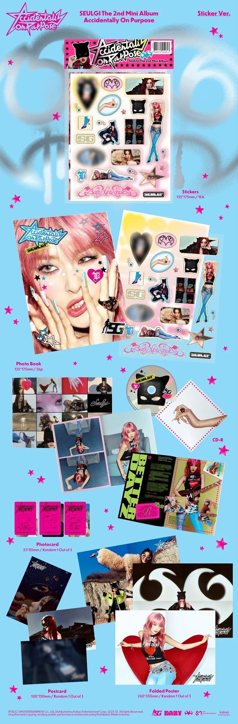 SEULGI - Accidentally On Purpose (Sticker Ver.)