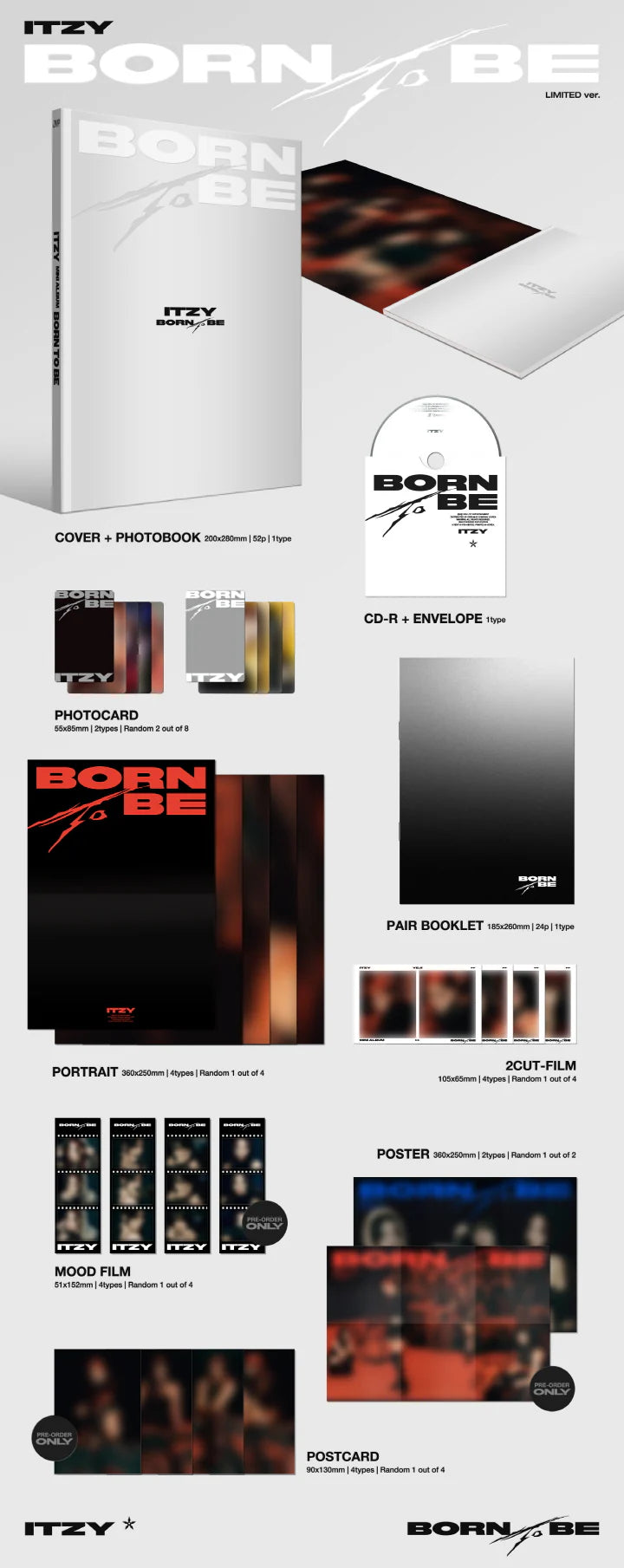 ITZY - BORN TO BE (LIMITED Version)