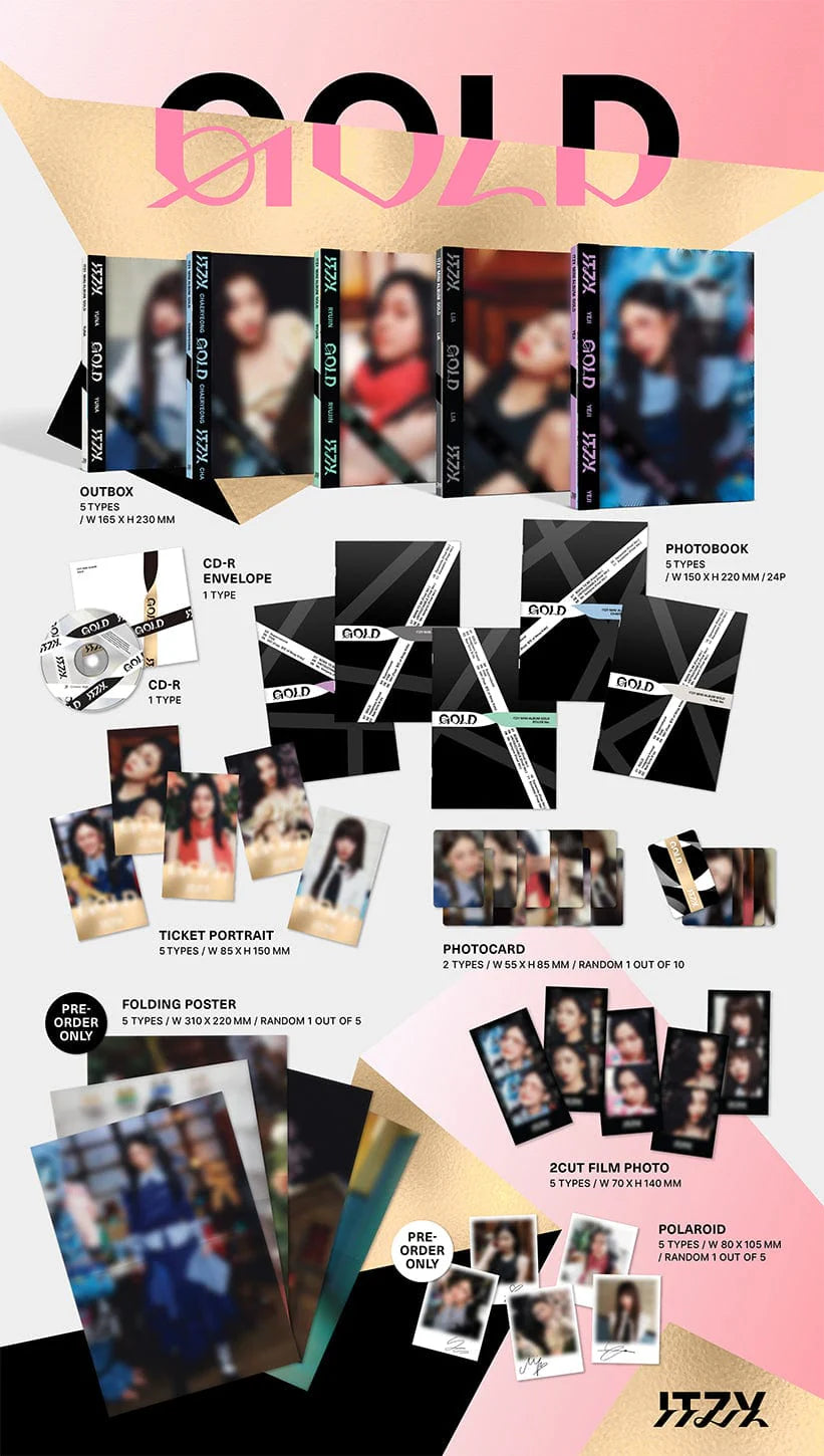 ITZY - GOLD (DIGIPACK VER.) RANDOM