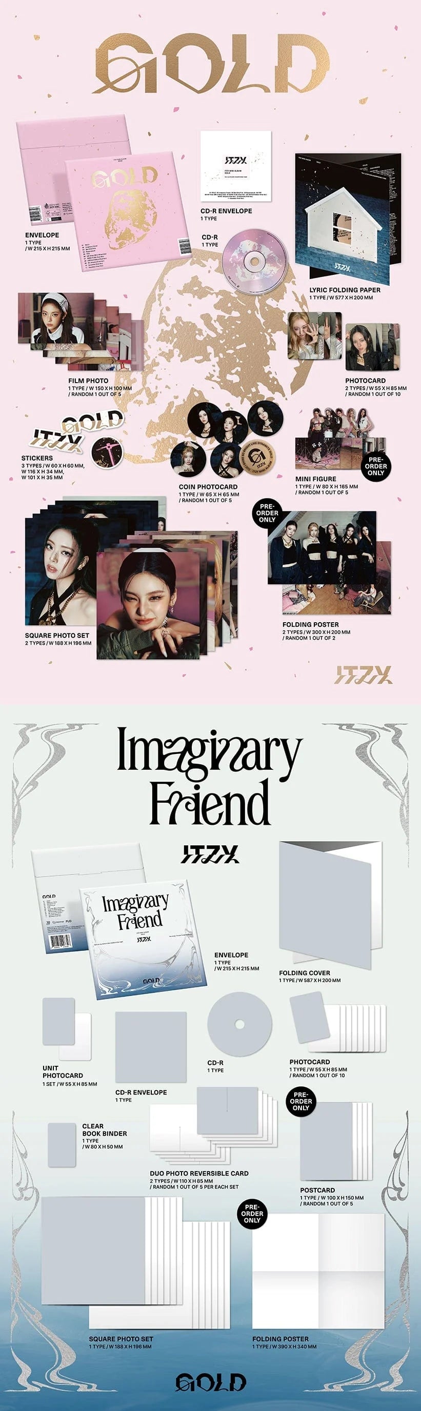 ITZY - GOLD (SPECIAL EDITION) RANDOM