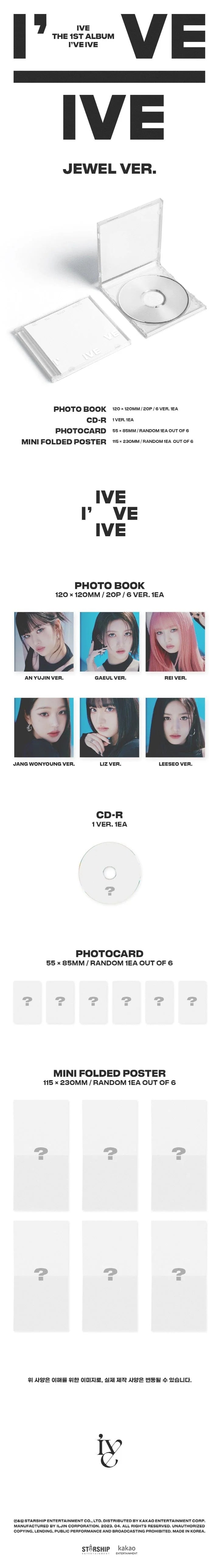 IVE - I've IVE (Jewel Ver) RANDOM