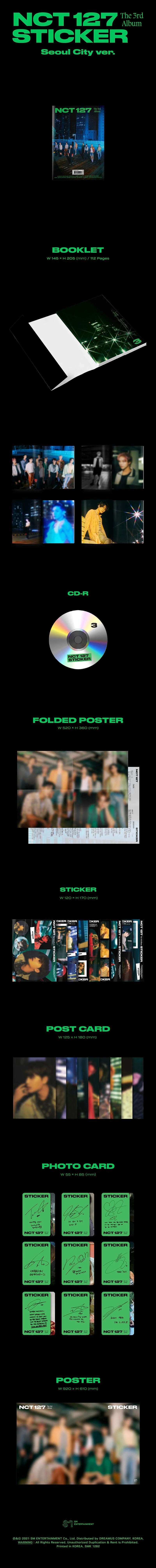 NCT 127 - STICKER Seoul City ver
