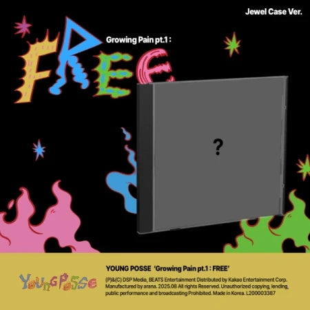 YOUNG POSSE - GROWING PAIN PT.1 : FREE (JEWEL CASE Version)