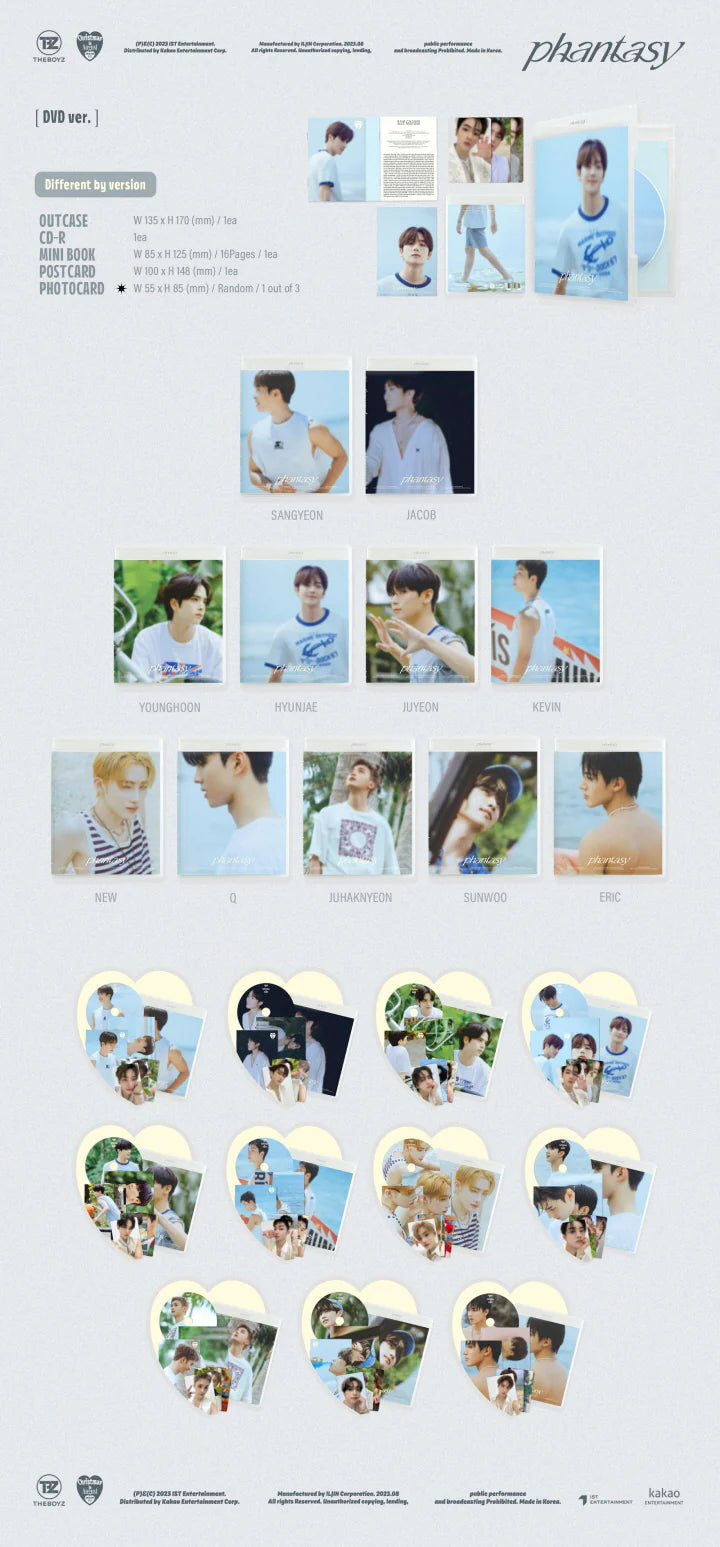 THE BOYZ - PHANTASY : PART.1 CHRISTMAS IN AUGUST (DVD Ver) RANDOM