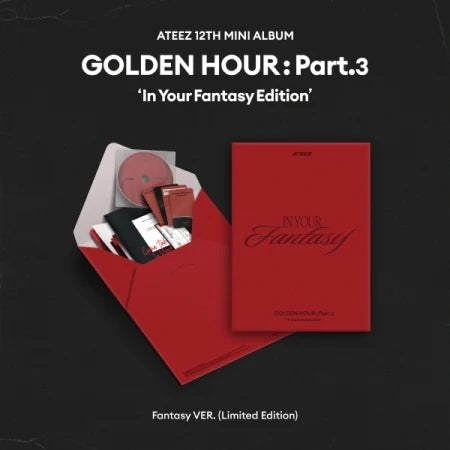 ATEEZ - GOLDEN HOUR : PART.3 IN YOUR FANTASY EDITION (LIMITED Edition FANTASY Version)