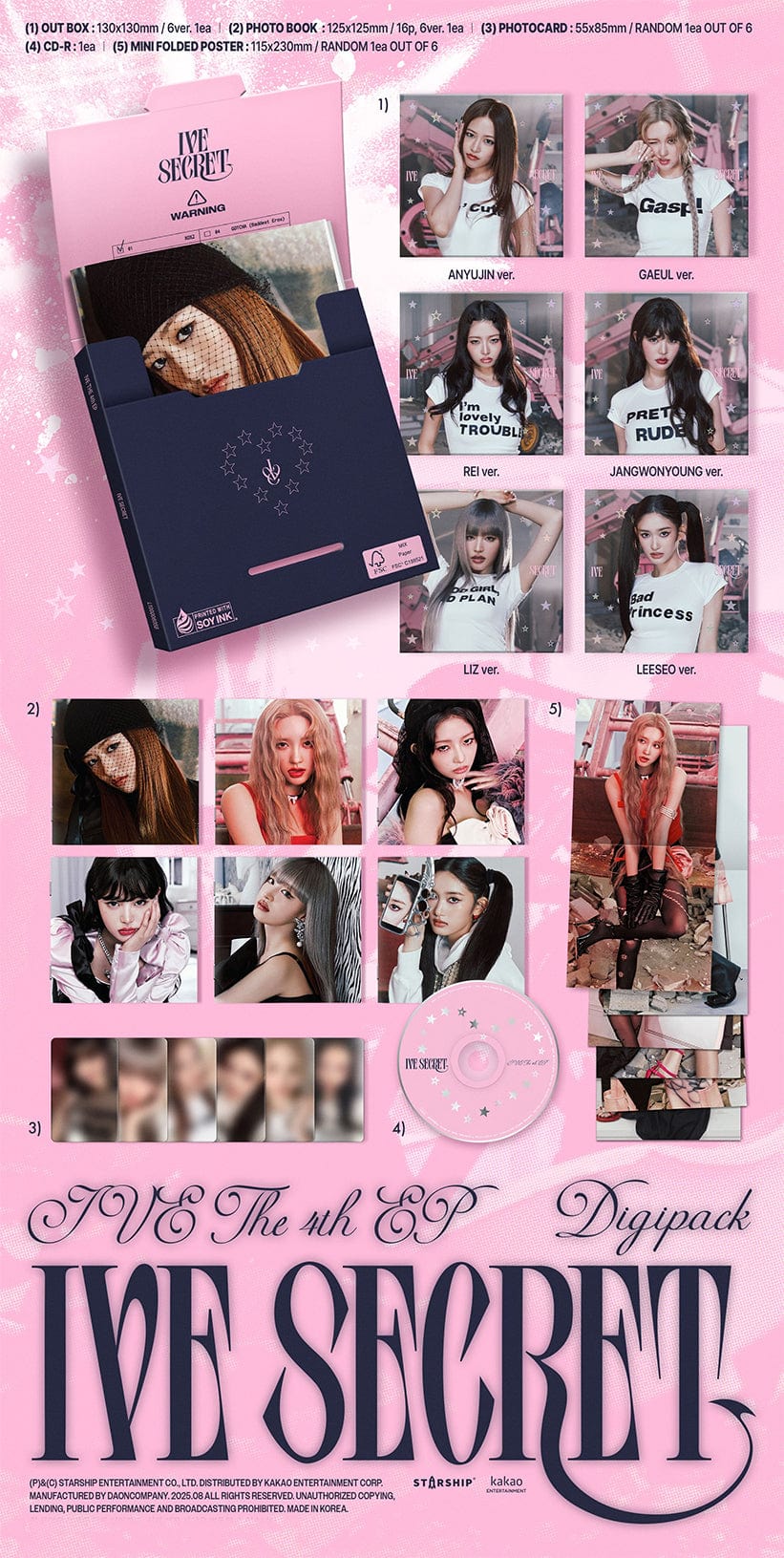 IVE - IVE SECRET (DIGIPACK)