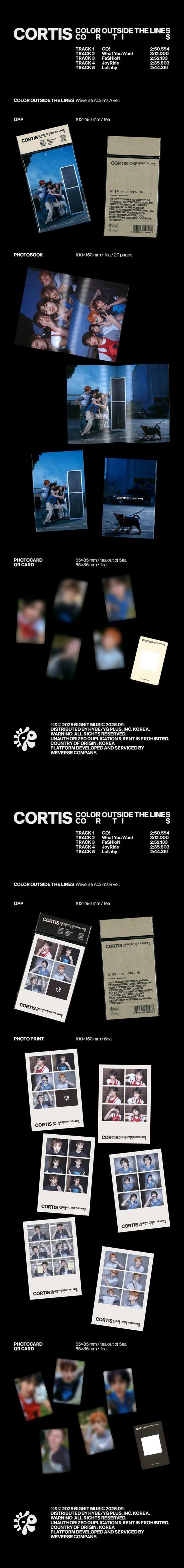 CORTIS - COLOR OUTSIDE THE LINES (Weverse album ver)