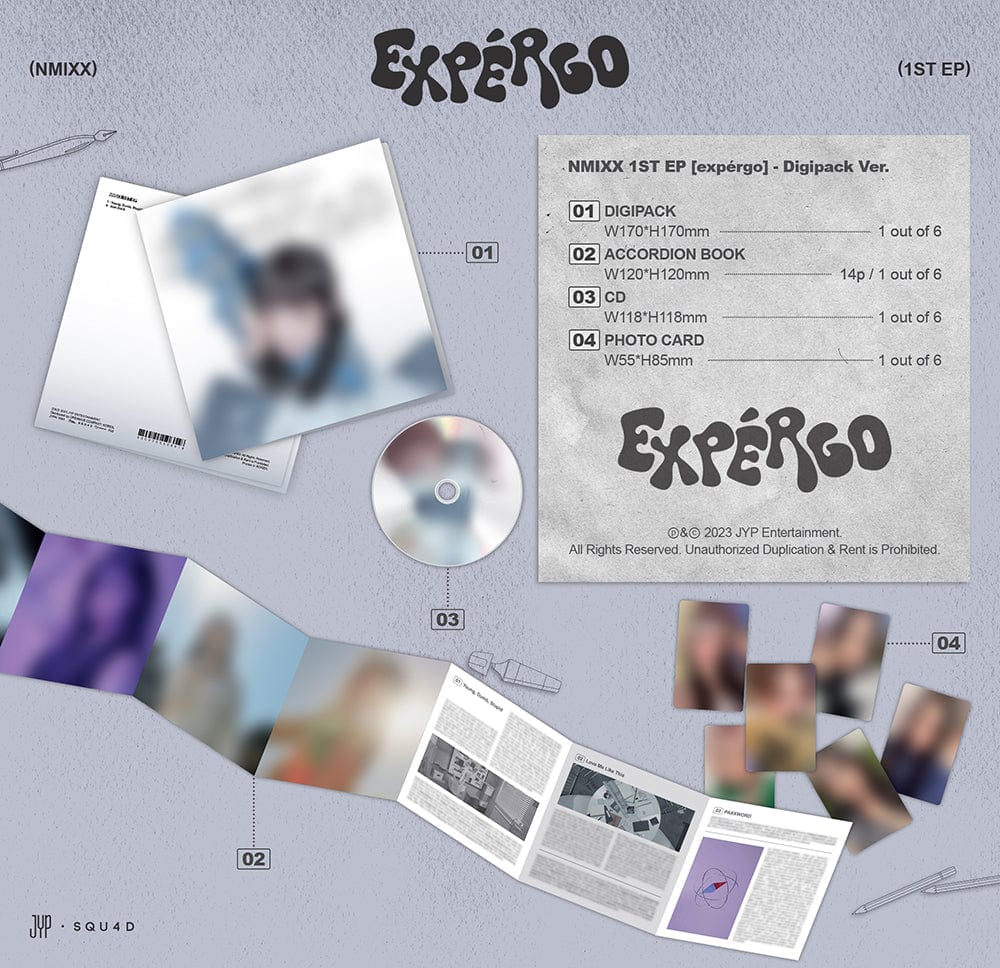 NMIXX - expérgo 1st EP (Digipack Ver.) Random