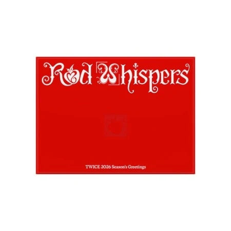 (PRE-ORDER) TWICE - [RED WHISPERS] 2026 Season’s Greetings