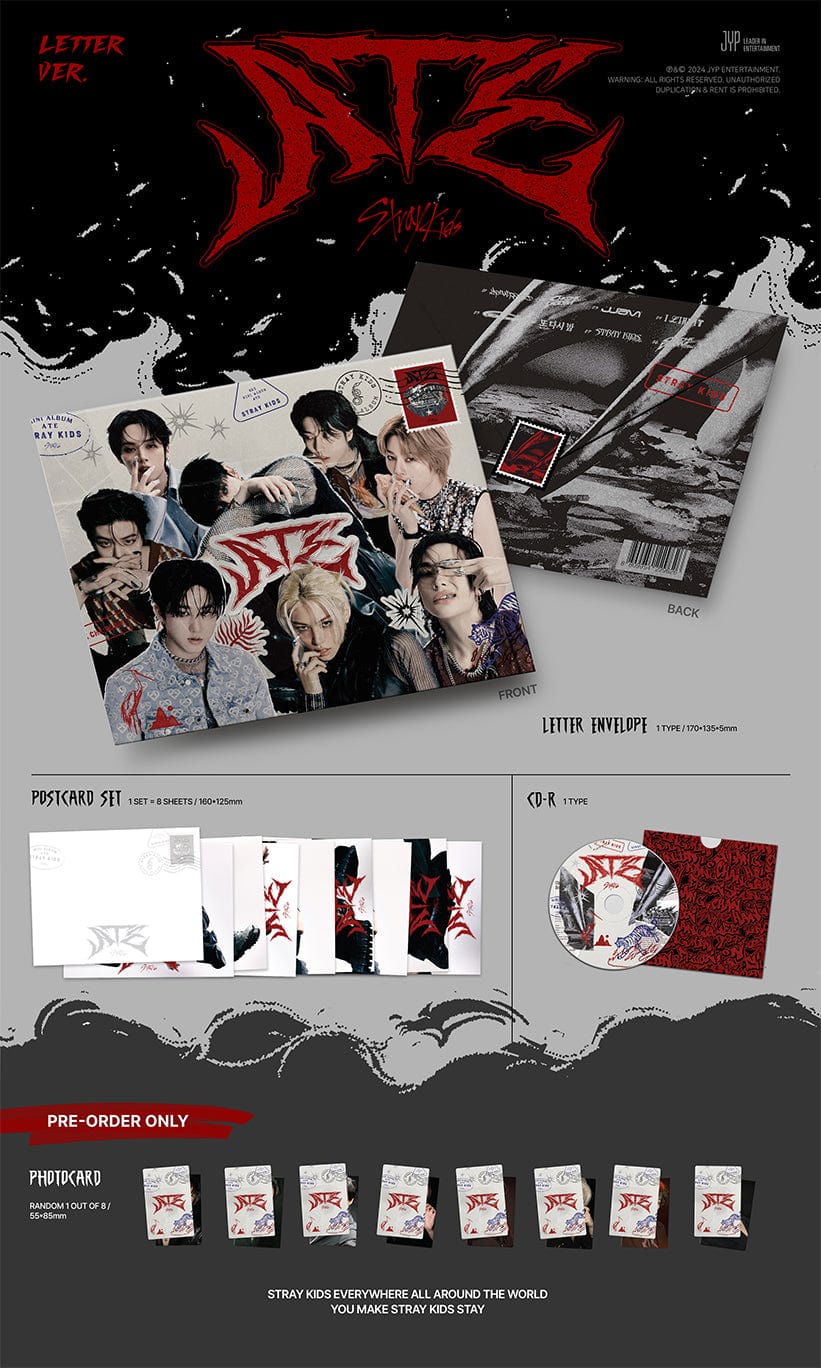 Stray Kids - Mini Album ATE (LETTER VER.)