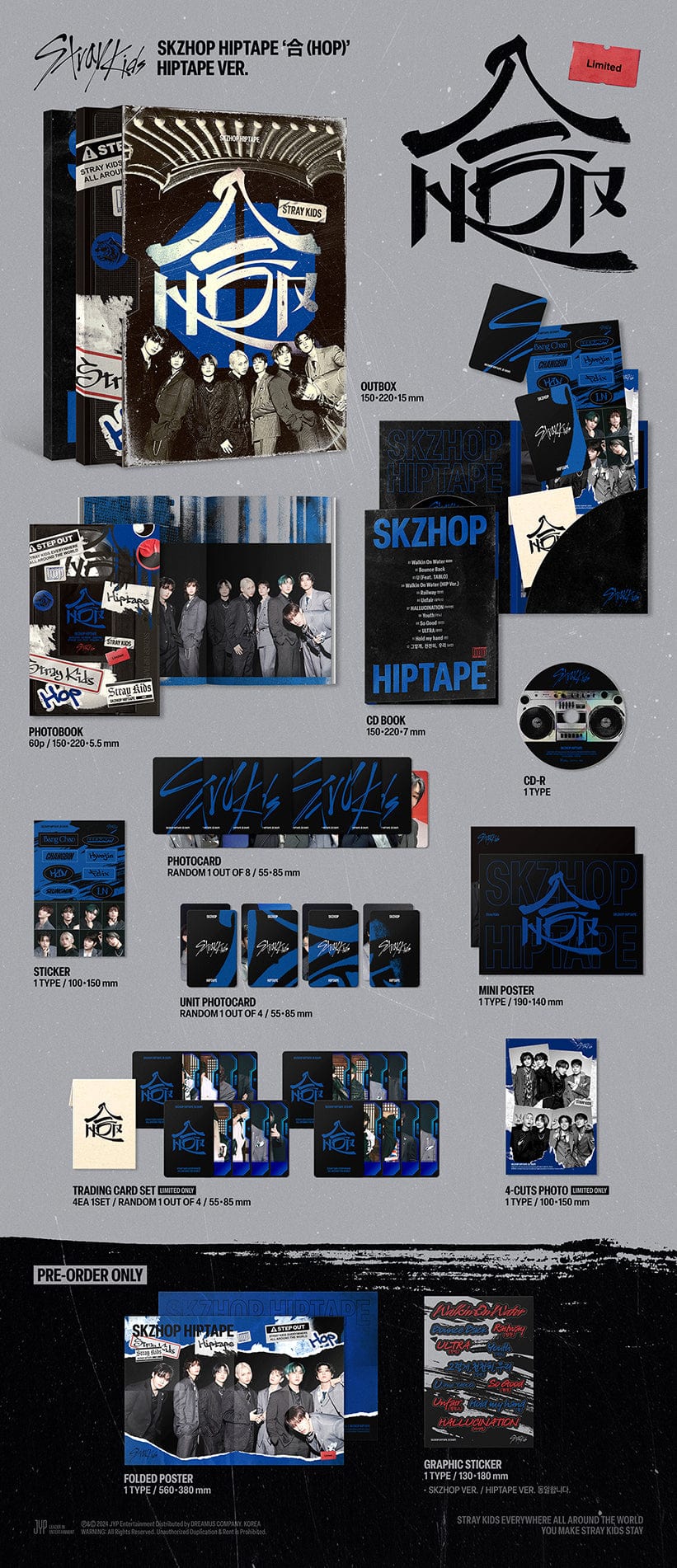 Stray Kids - SKZHOP HIPTAPE (HOP) HIPTAPE VER