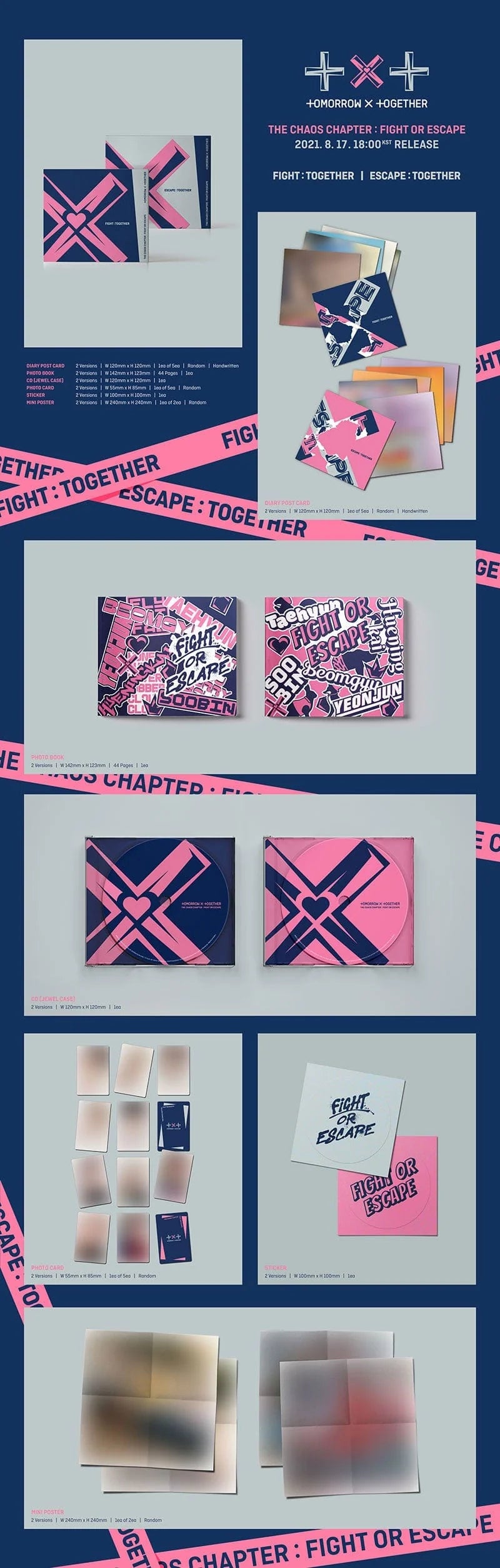 TXT - THE CHAOS CHAPTER FIGHT OR ESCAPE (TOGETHER Ver.)
