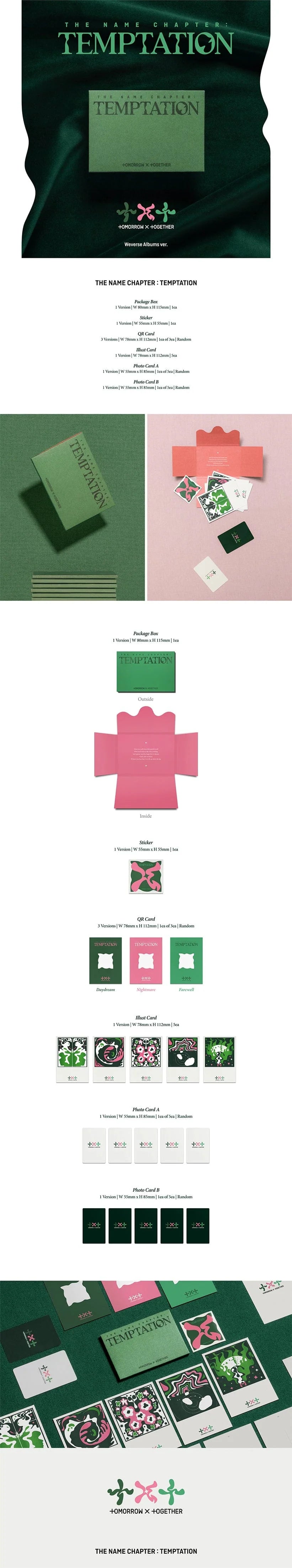 TXT - THE NAME CHAPTER : TEMPTATION (Weverse Albums ver.)