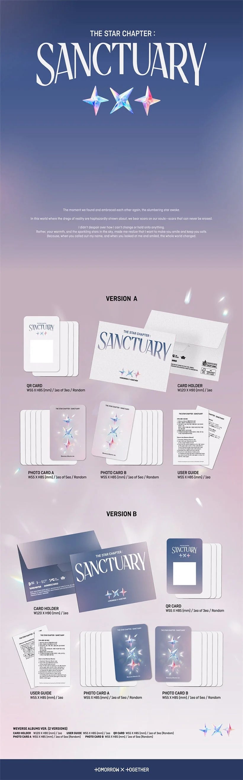 TXT - The Star Chapter SANCTUARY (WEVERSE ALBUMS VER.)