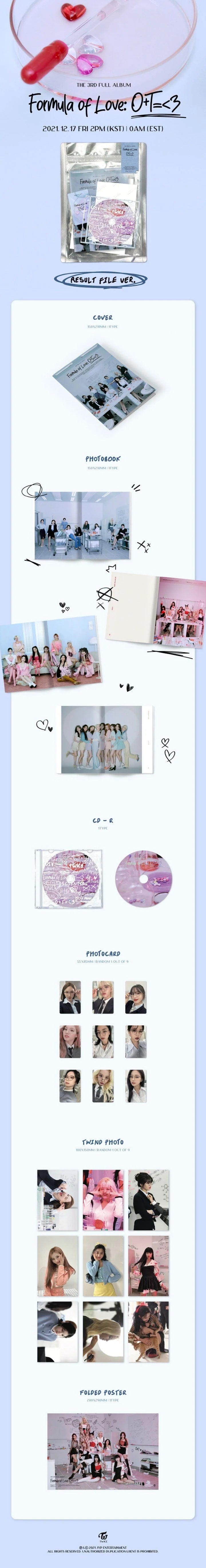 TWICE - Formula of Love: O+T=<3 RESULT FILE