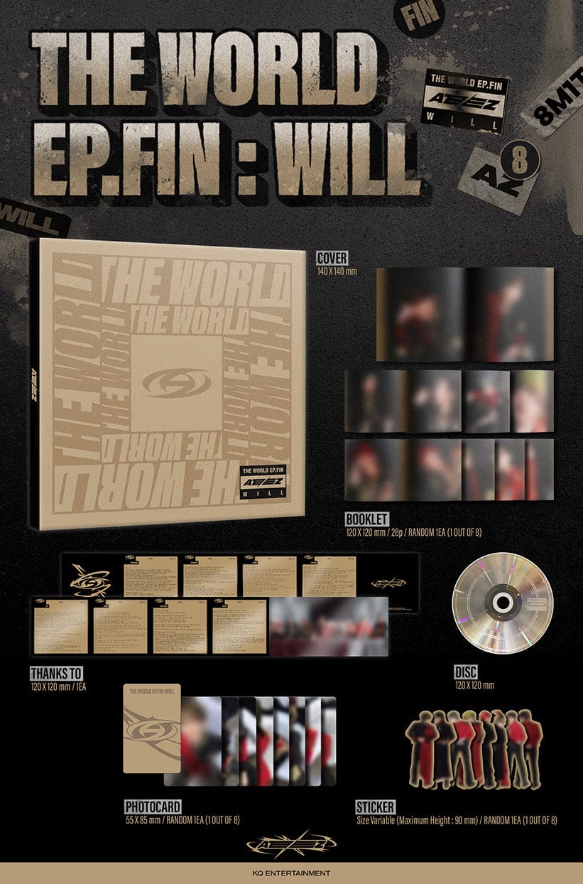 ATEEZ - THE WORLD EP FIN WILL (Digipak)