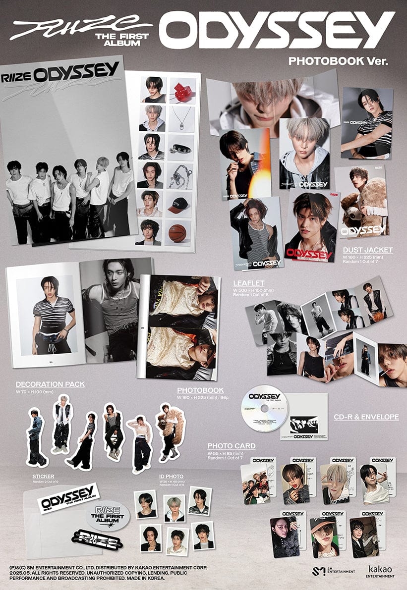 RIIZE - ODYSSEY (PHOTOBOOK Ver.) random