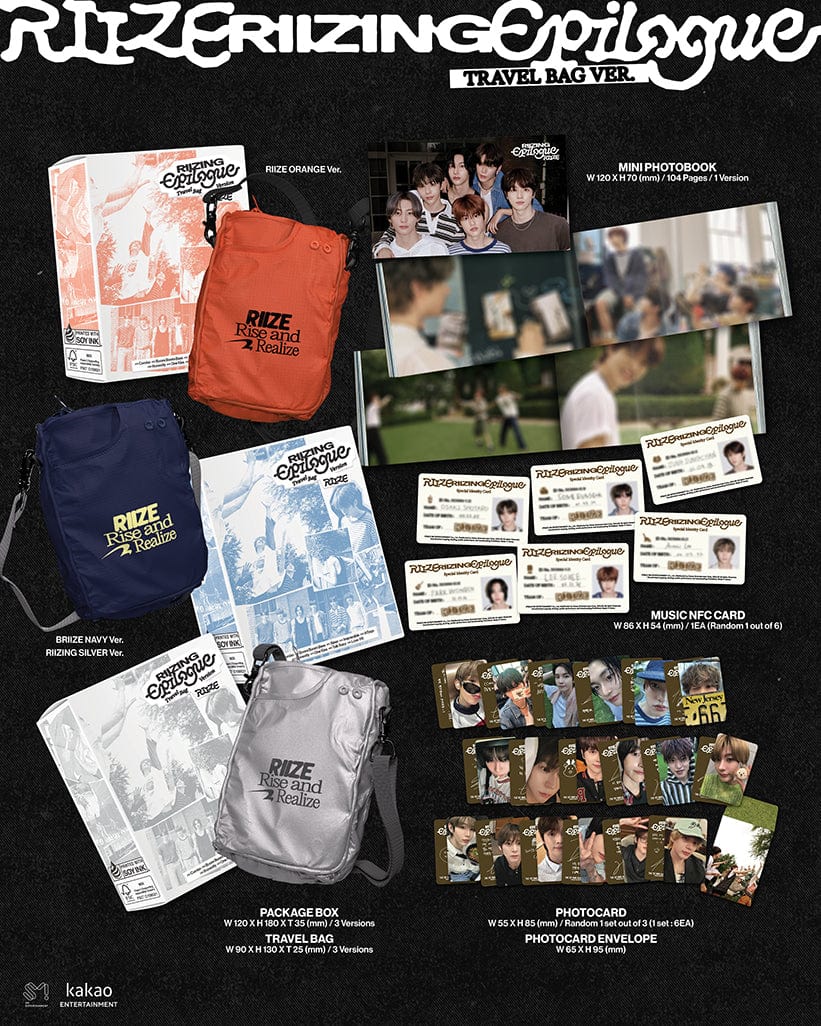 RIIZE - RIIZING : EPILOGUE (TRAVEL BAG VER.) (LIMITED EDITION)
