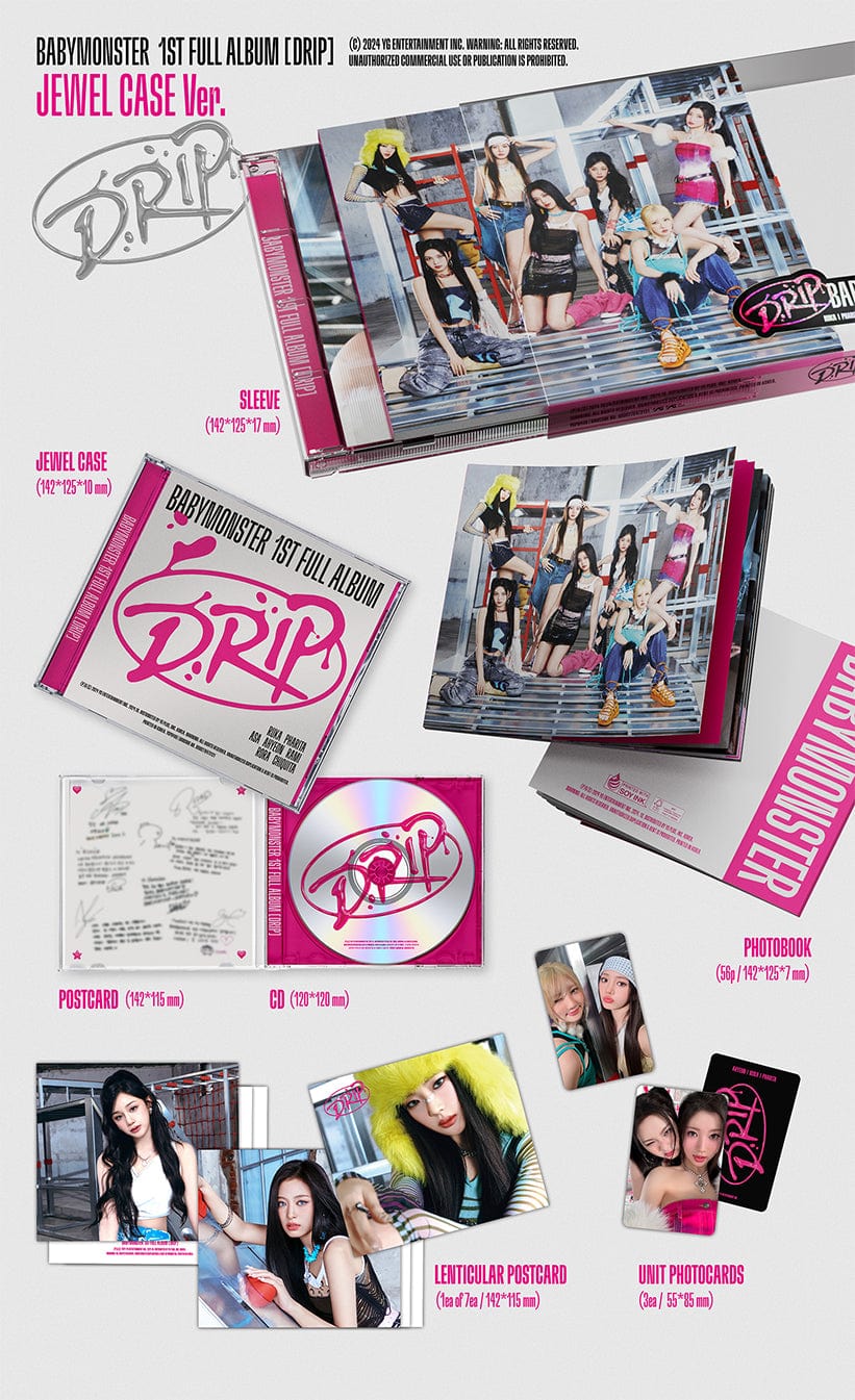 BABYMONSTER - DRIP (JEWEL CASE VER.)