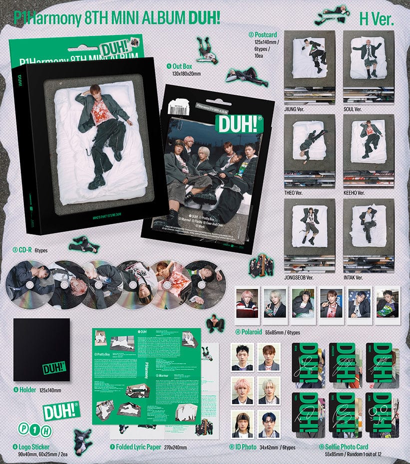 P1Harmony - DUH! (Compact Ver.) H Ver.