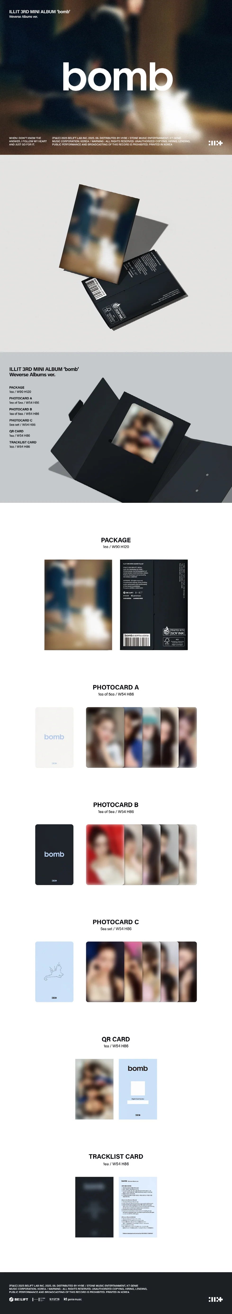 ILLIT - BOMB WEVERSE ALBUMS Version